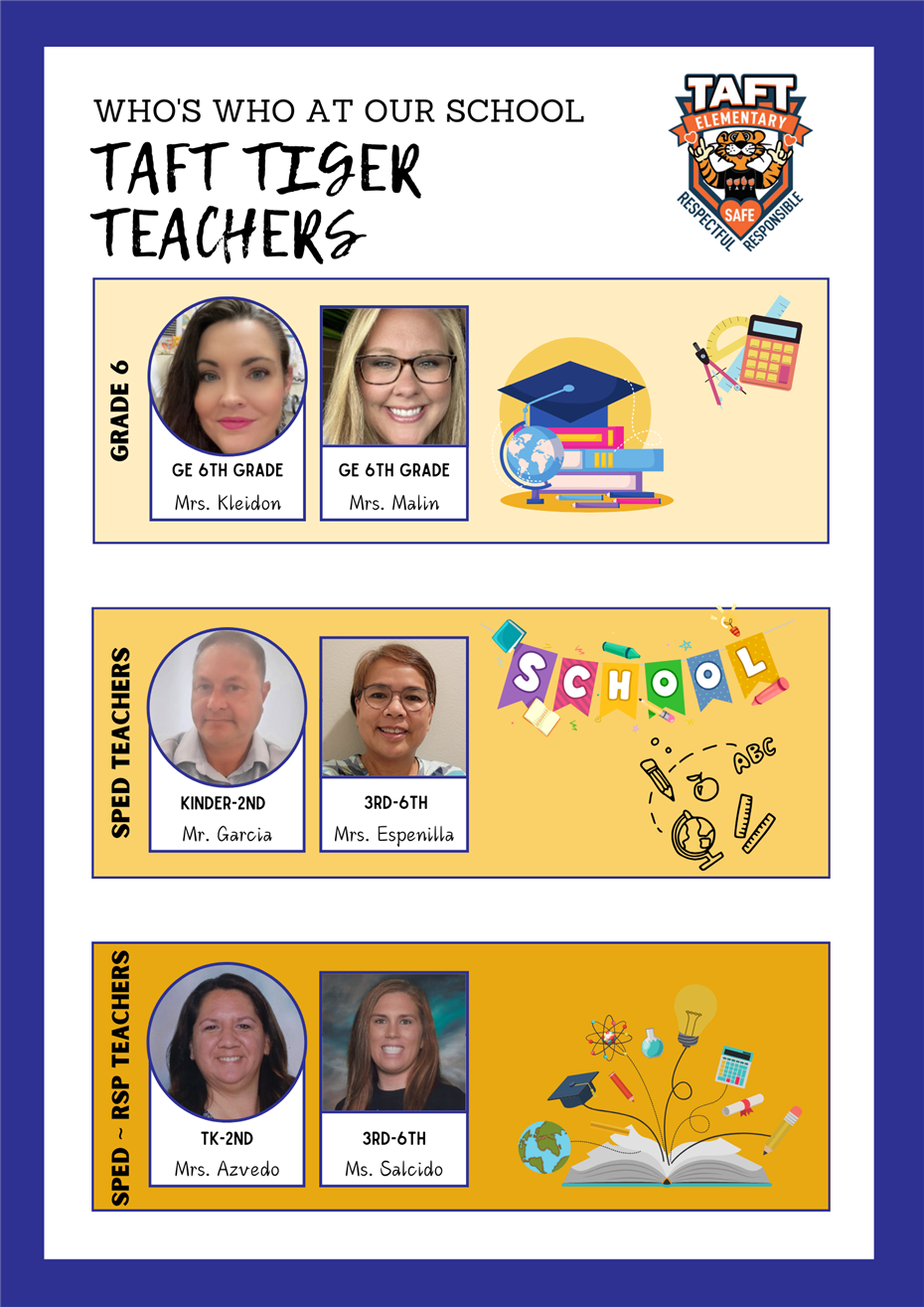 6th, Special Ed Teachers